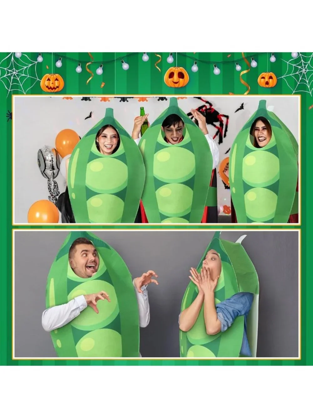 Couples Halloween Costumes Set - 2Pcs Adult Outfits for Cosplay & Dress Up